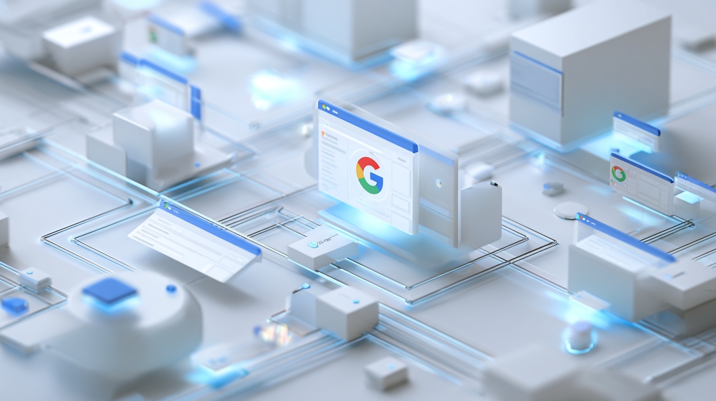 représentation figurative de l'algorithme Google 