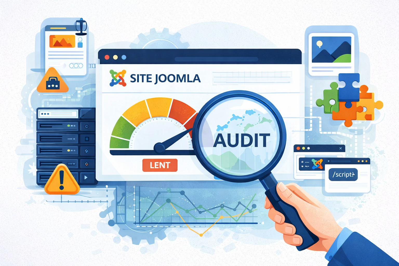 Audit performance Joomla : ma méthode pour trouver ce qui ralentit vraiment votre site