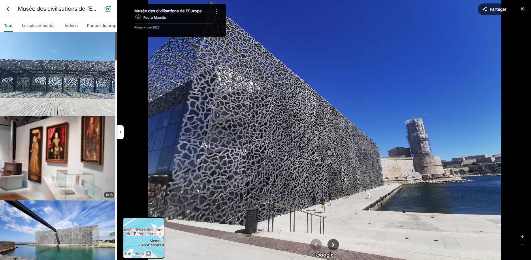 exemple d'une galerie de photos pour une fiche google my business