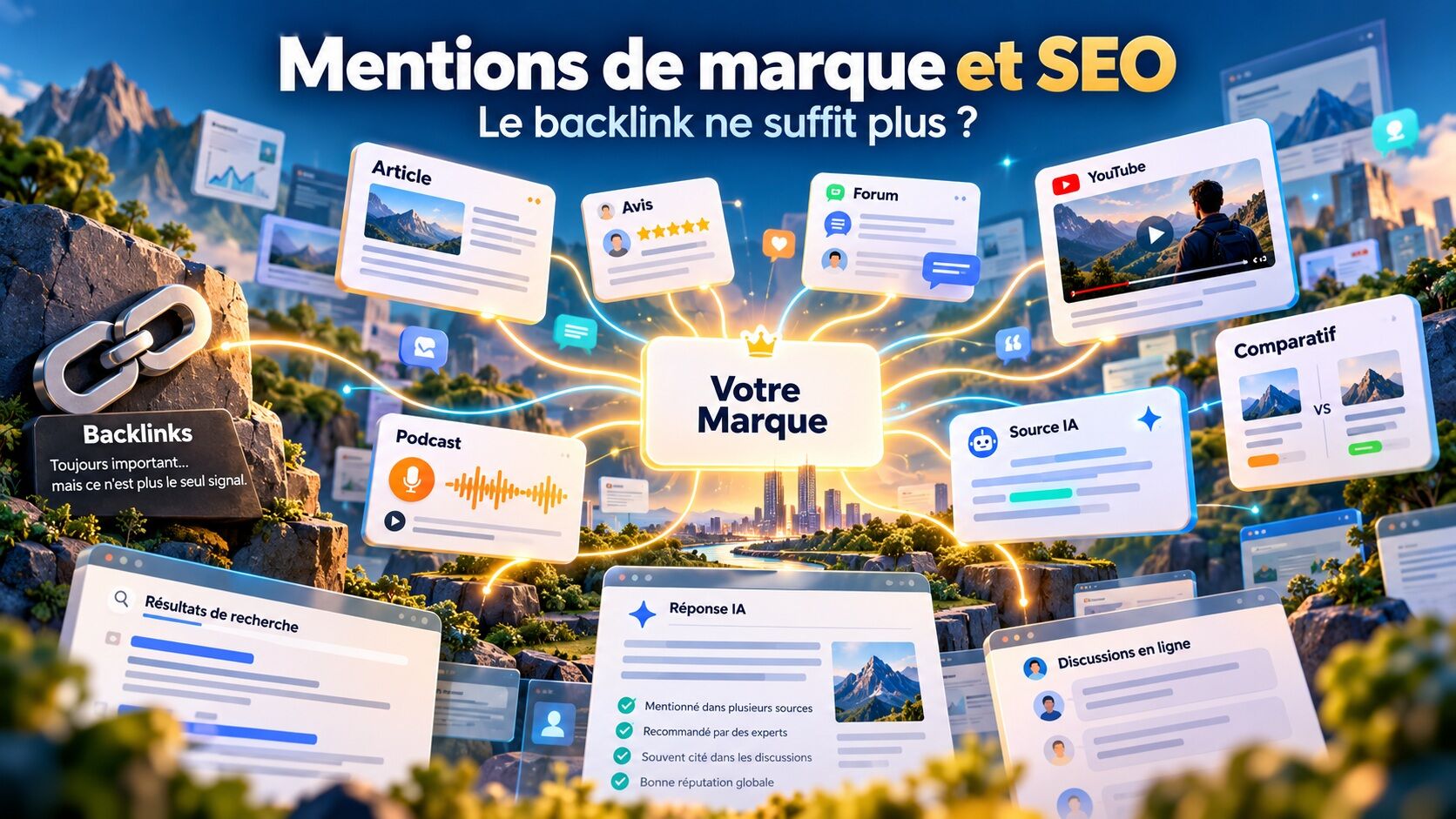 Mentions de marque et SEO : faut-il encore absolument un backlink pour gagner en visibilité ?