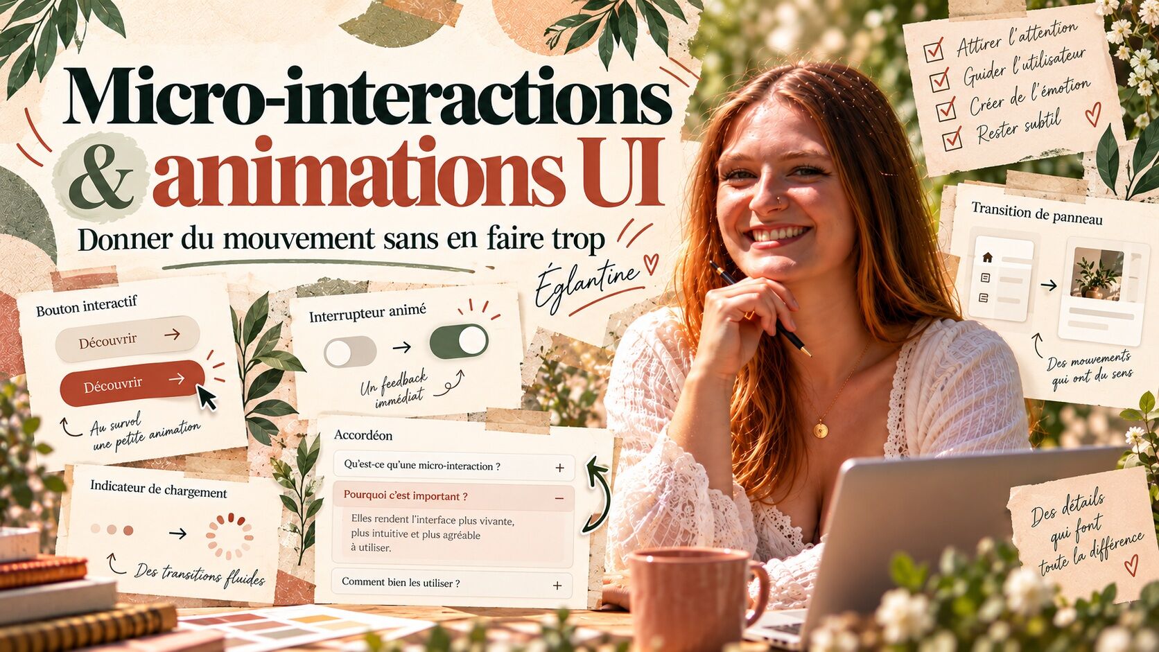 Micro-interactions et animations UI : comment donner du mouvement à une interface sans en faire trop ?