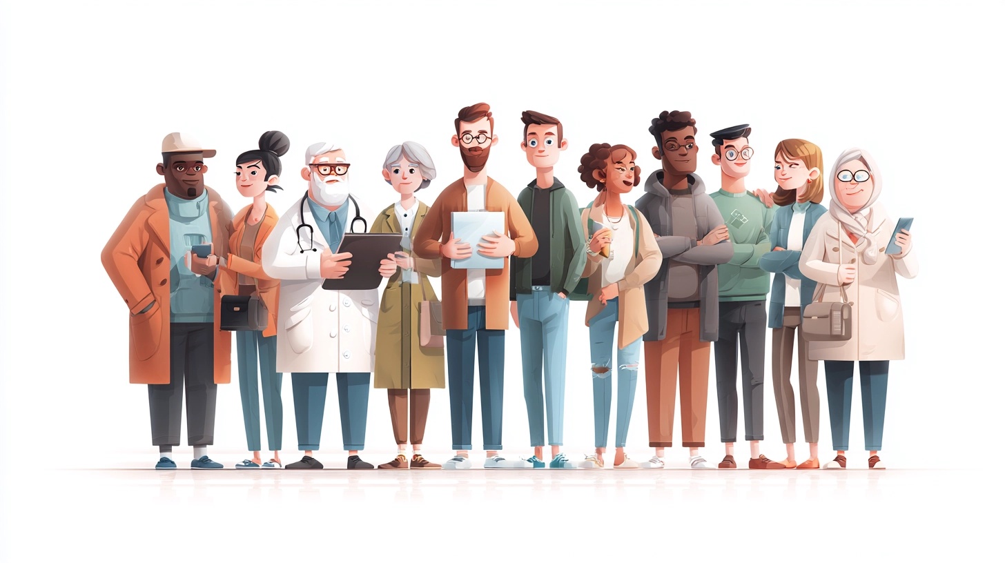 panel de personas