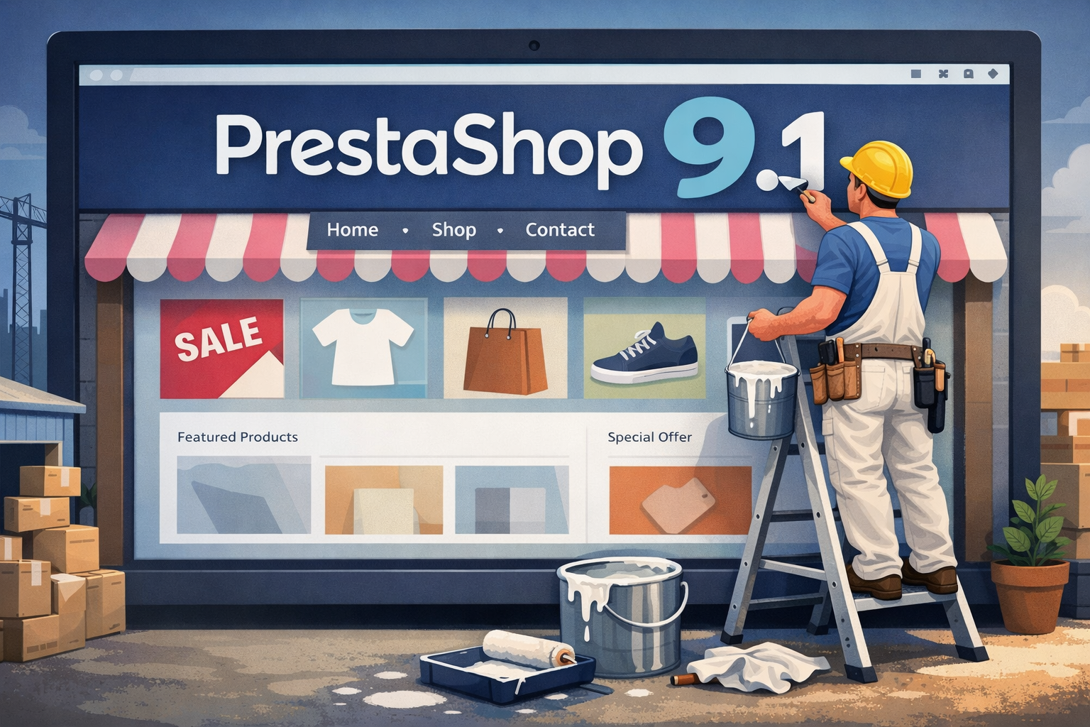 PrestaShop 9.1 et Hummingbird 2.0 : faut-il refaire son thème ou simplement l’adapter ?