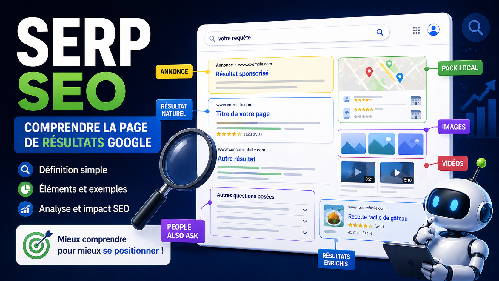 SERP SEO : comprendre la page de résultats Google