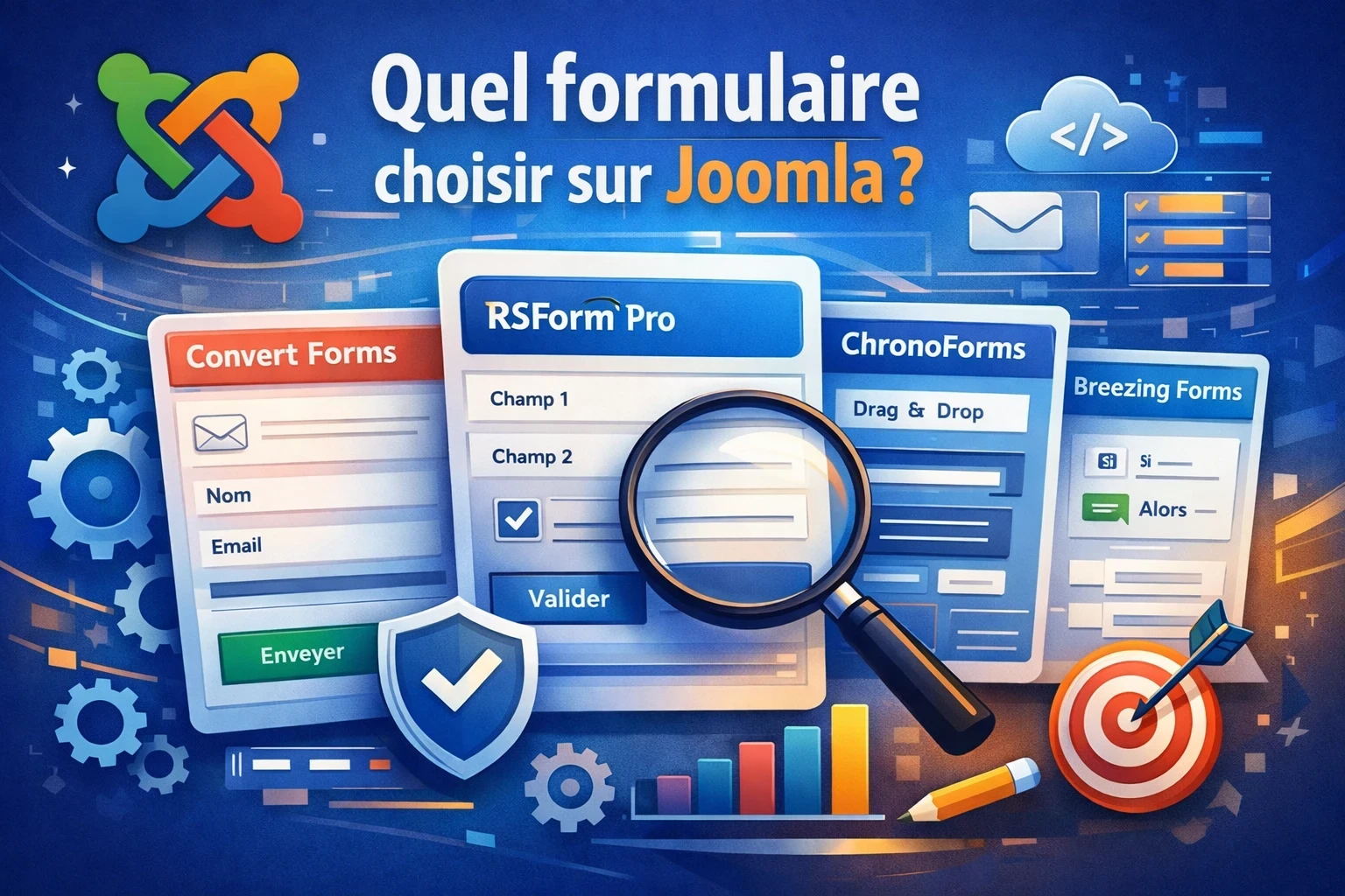 Quel formulaire choisir sur Joomla