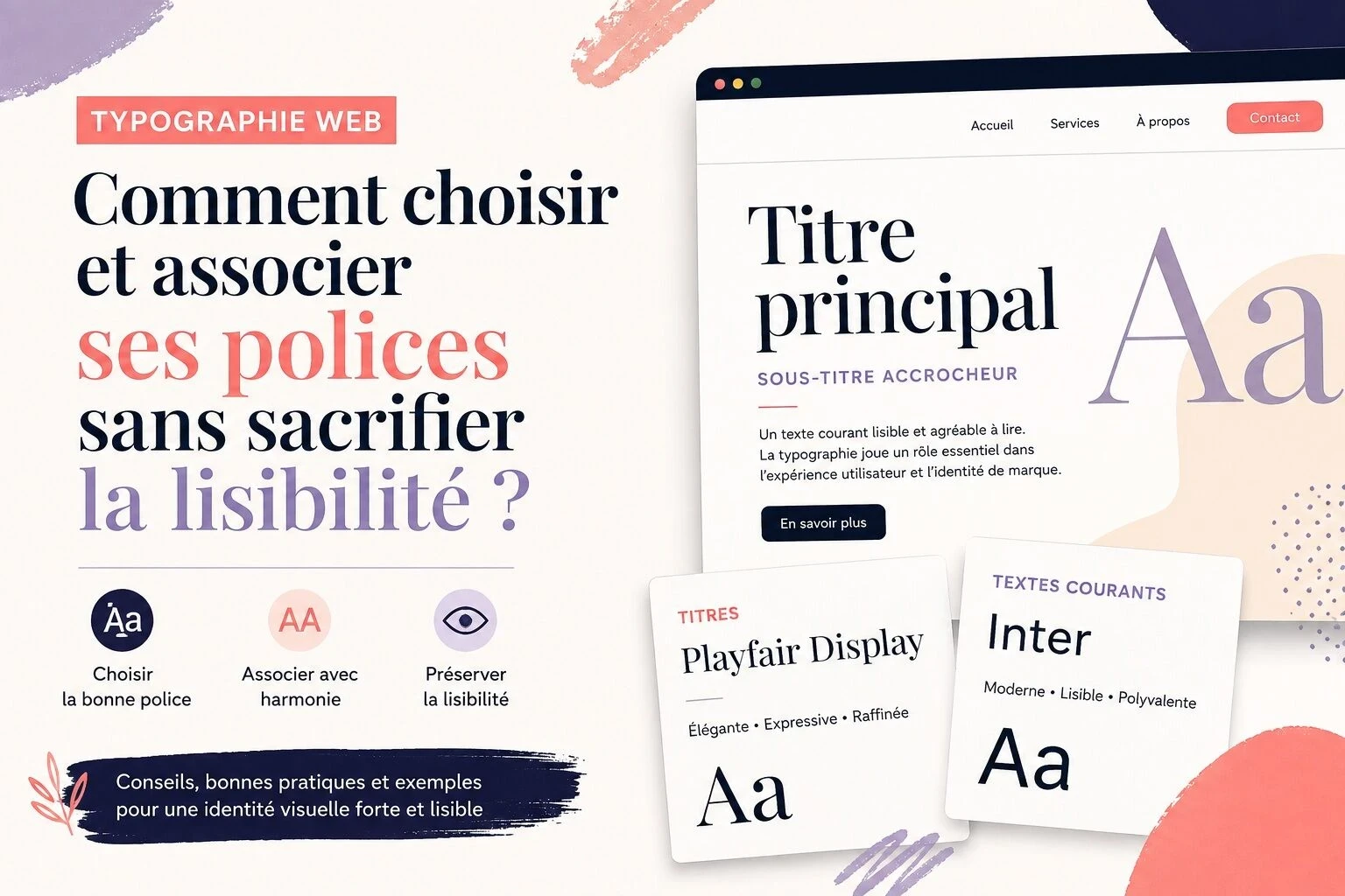 Typographie web : comment choisir et associer les polices d’un site sans sacrifier la lisibilité ?