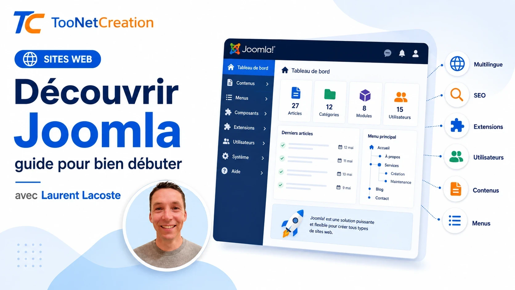 Découvrir Joomla : guide simple pour bien débuter