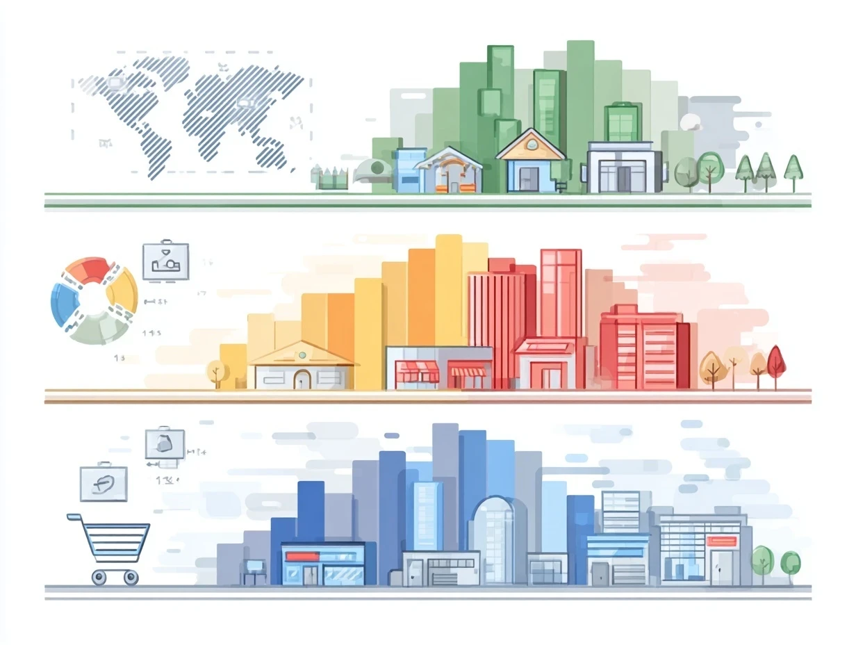 exemple de segmentation pour le marketing en trois parties