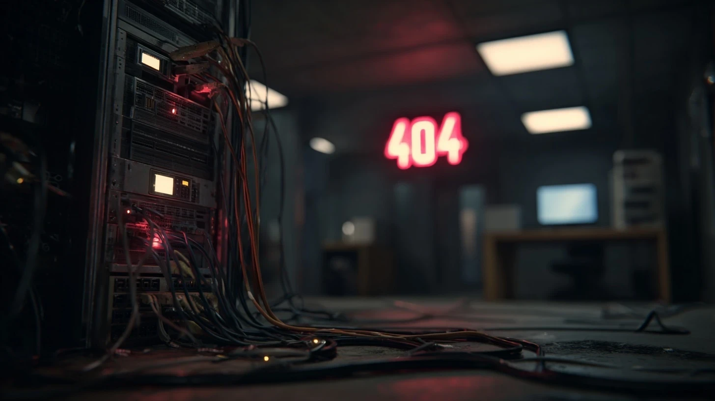 illustration d'une erreur 404