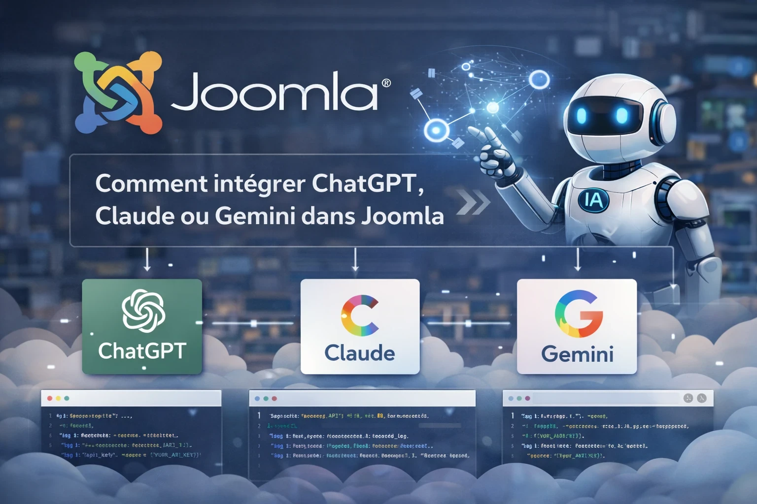 Comment intégrer ChatGPT, Claude ou Gemini dans Joomla