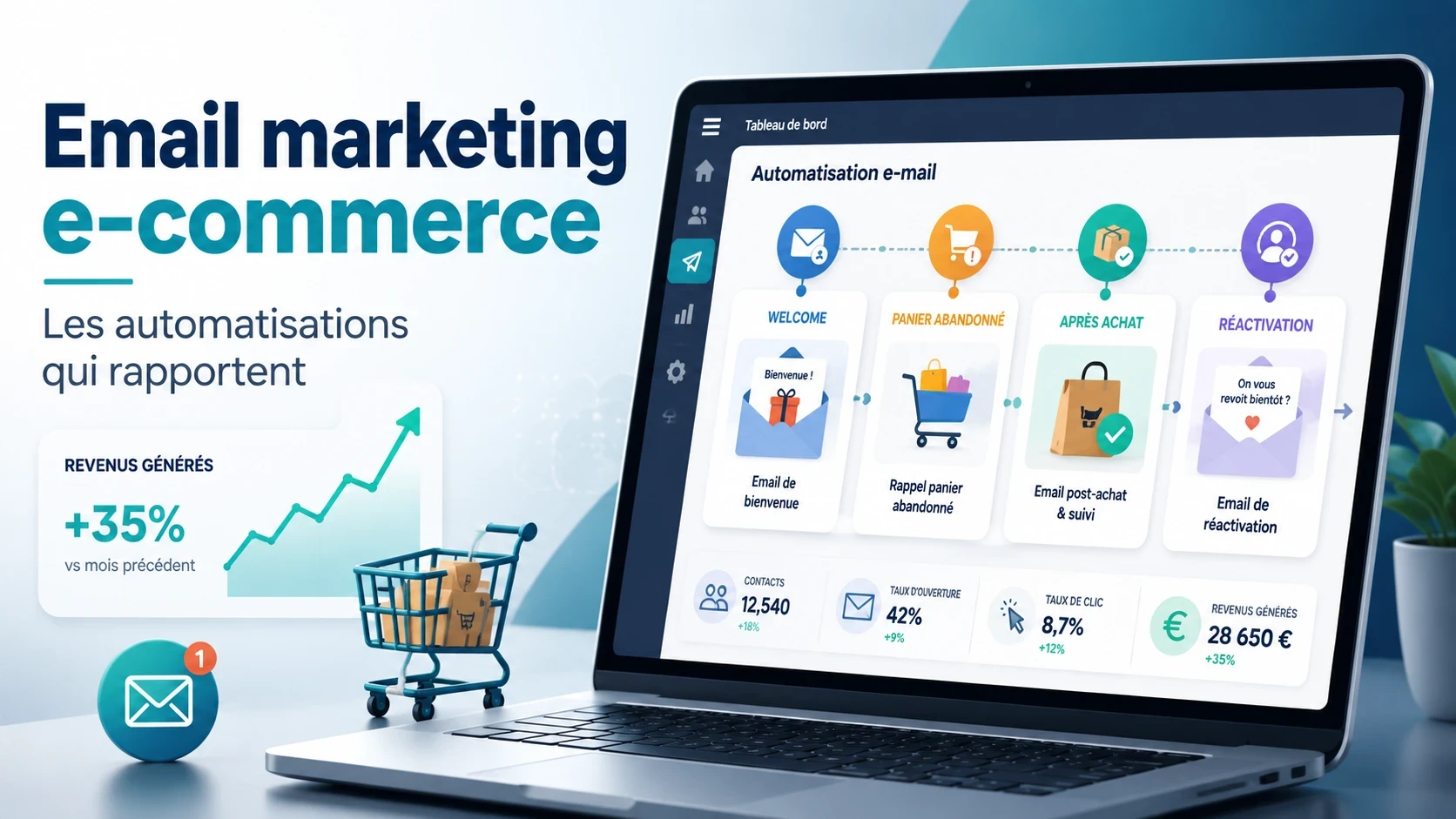 Email marketing pour e-commerce : les automatisations qui rapportent vraiment