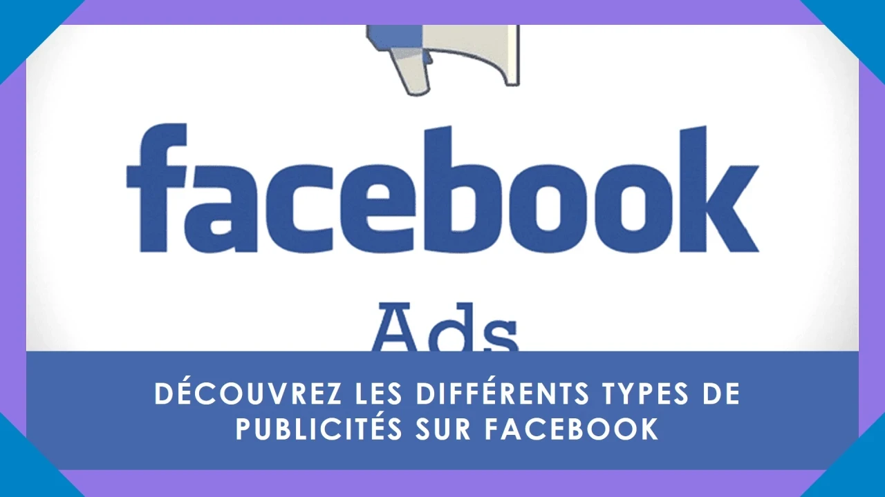 Quels sont les types de publicités sur Facebook ?