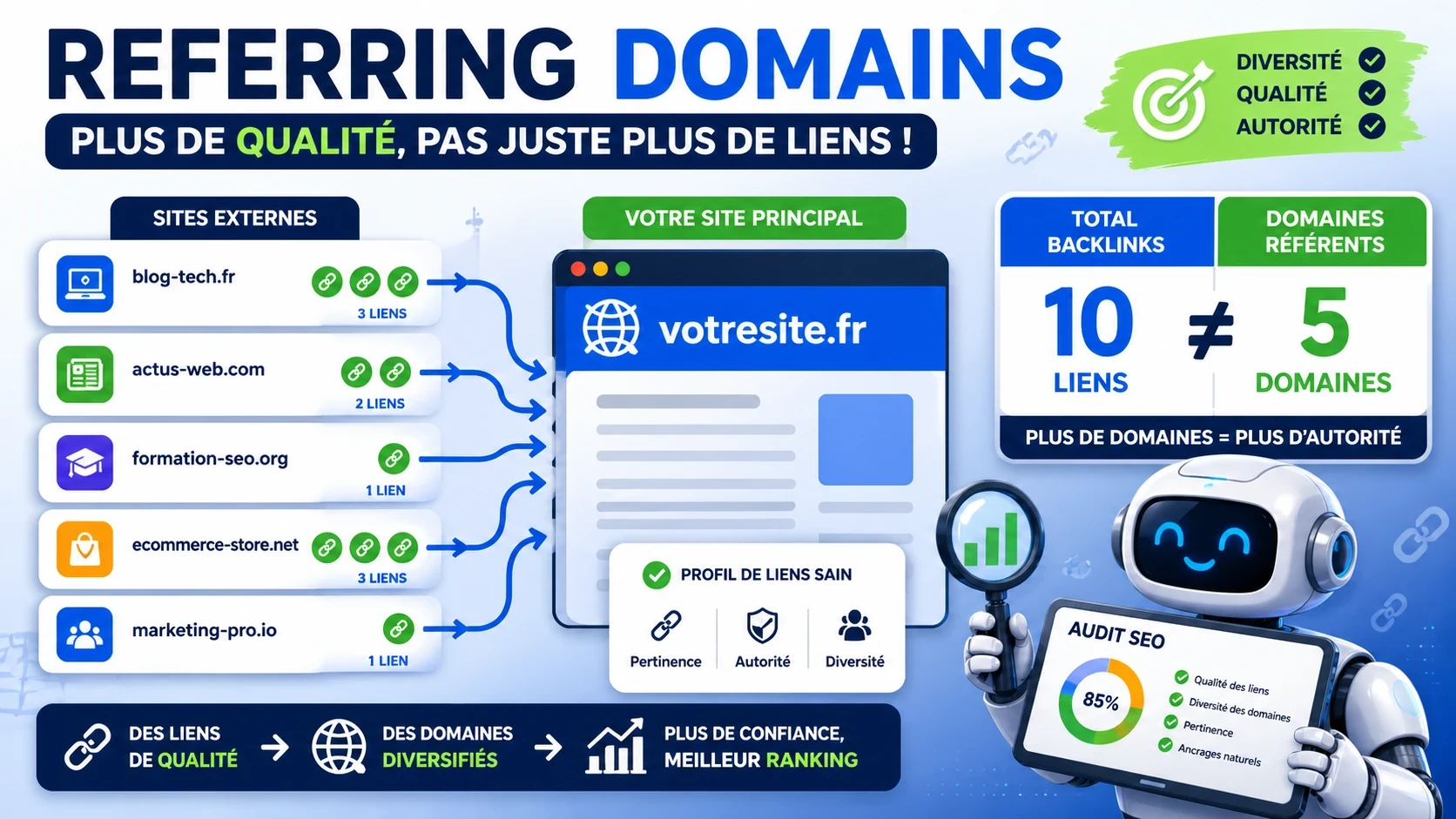 Referring Domain SEO : comprendre les domaines référents