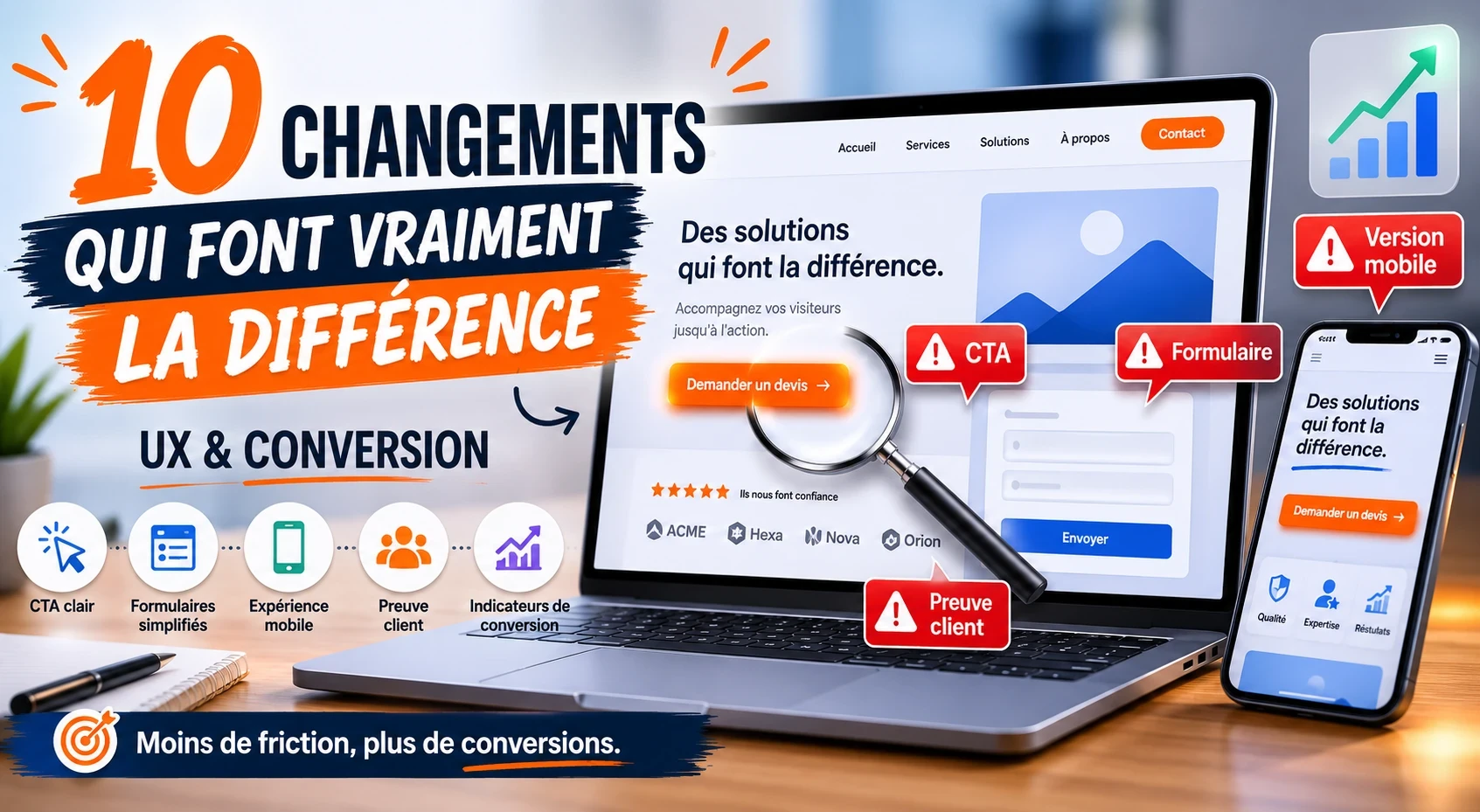 UX et conversion : 10 changements qui font vraiment la différence