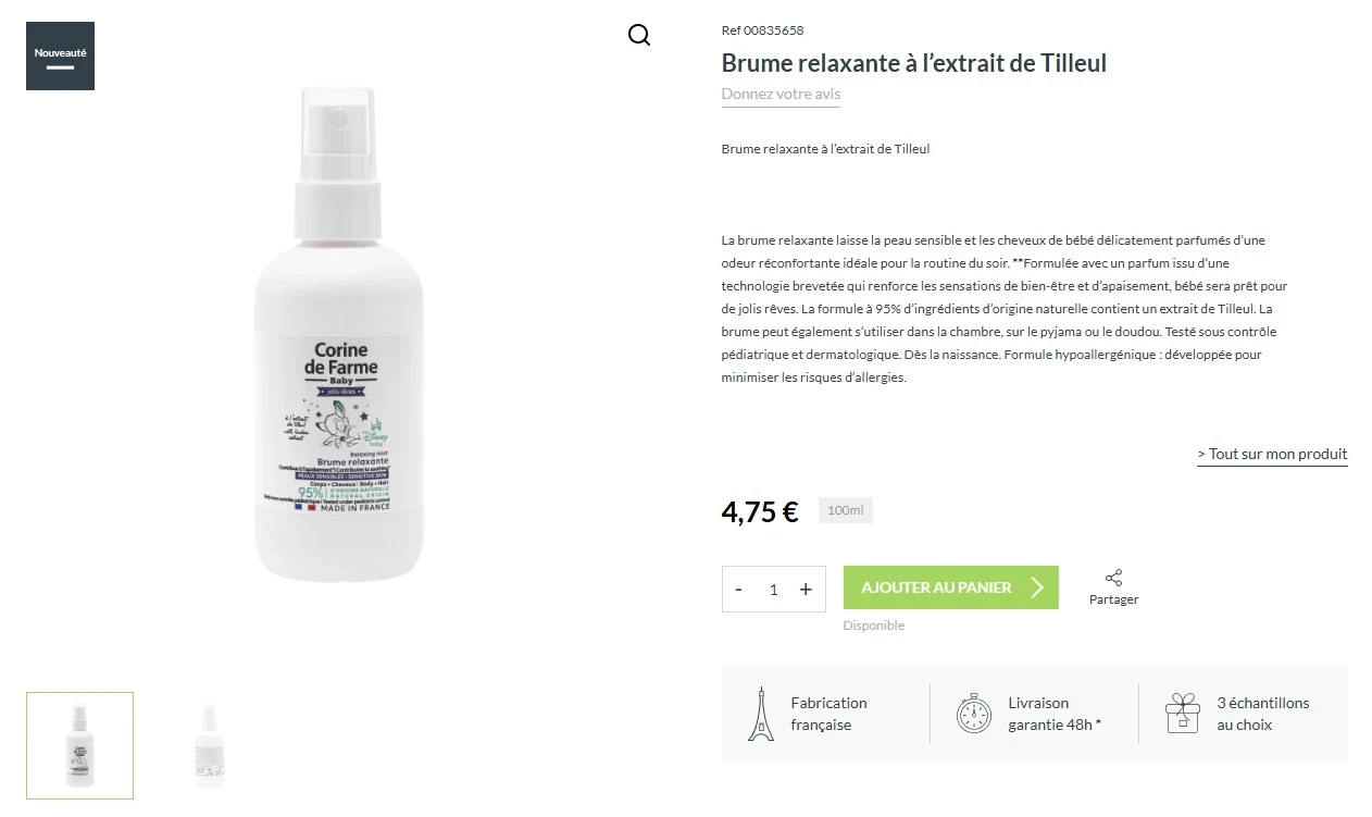 exemple de fiche produit sur un whoo commerce correctement rédiger