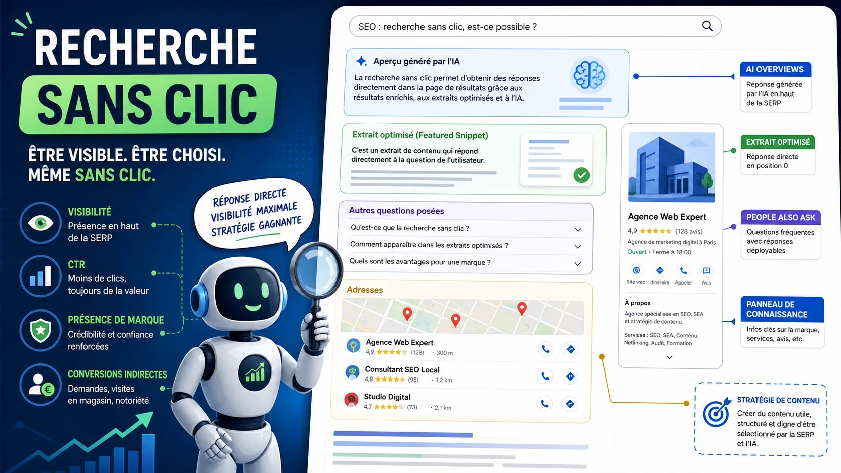 Zero-click Search SEO : comprendre les recherches sans clic