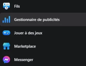 facebook ads gestionnaire de publicité