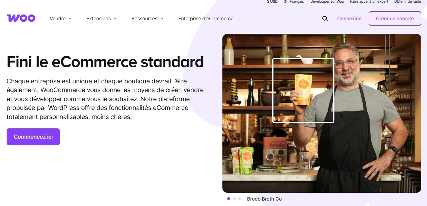 site web de woocommerce