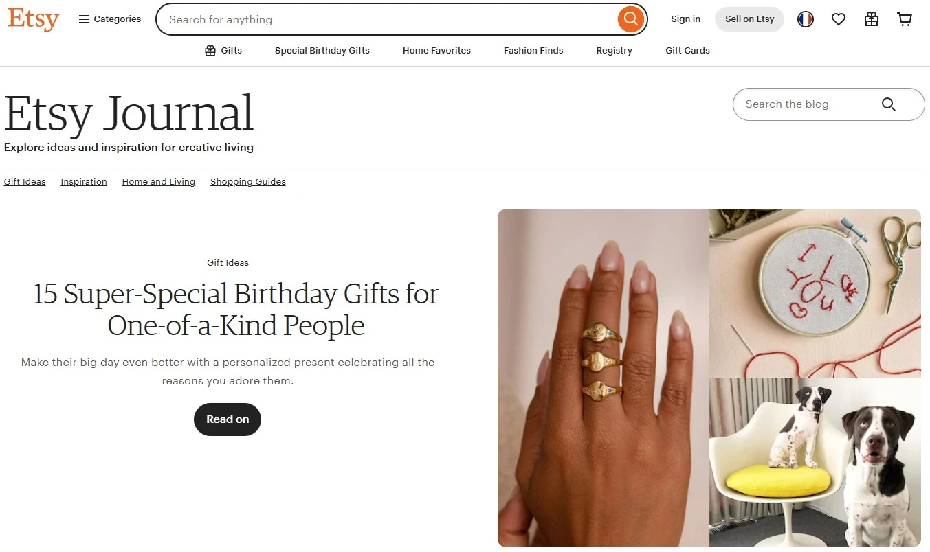 exemple d'un site web sous wordpress