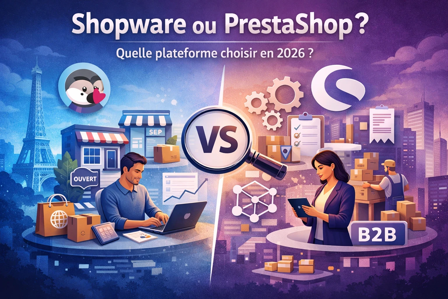 Shopware ou PrestaShop : quelle plateforme choisir selon votre projet ?