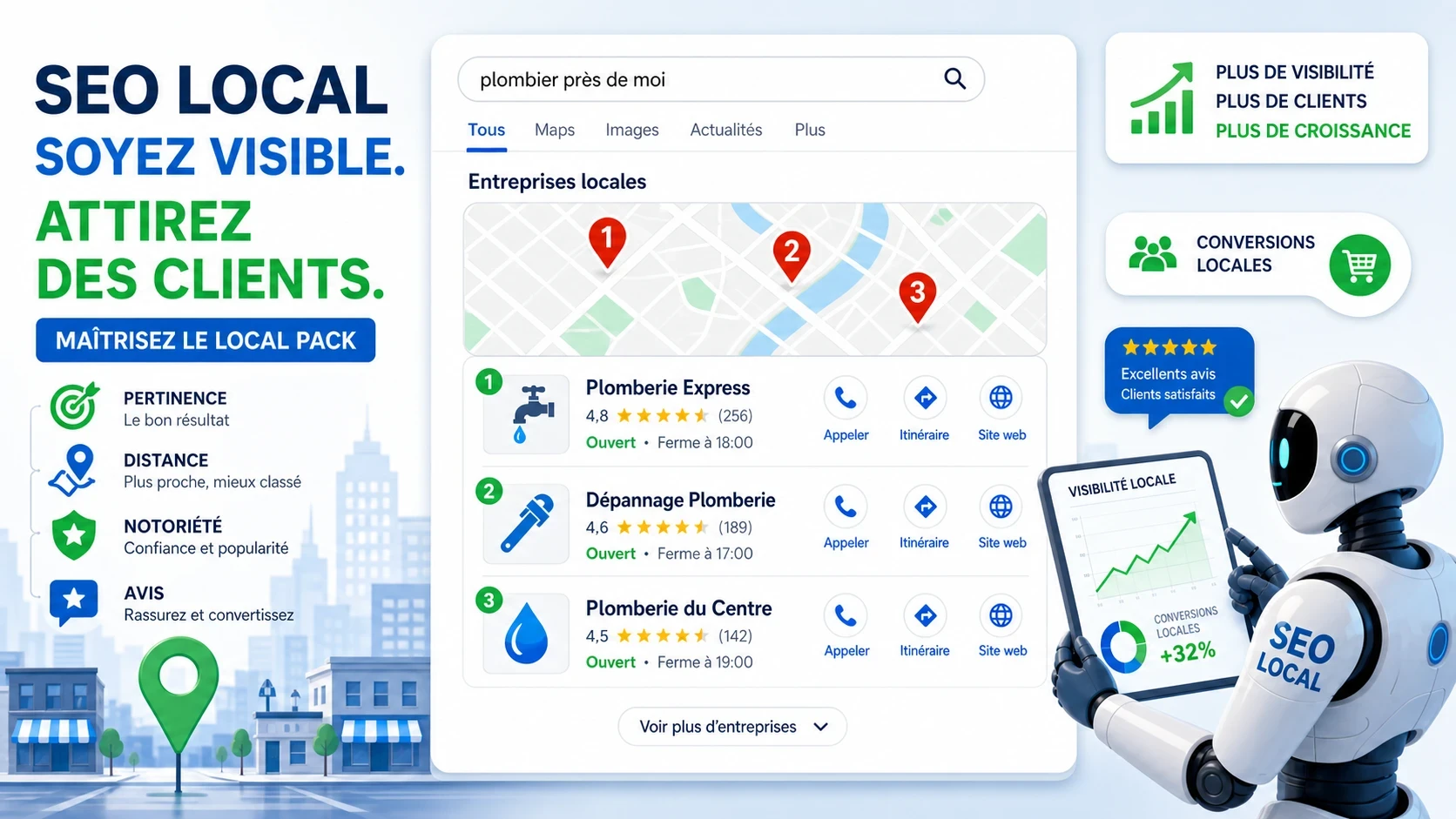 Local Pack SEO : comprendre le bloc local de Google