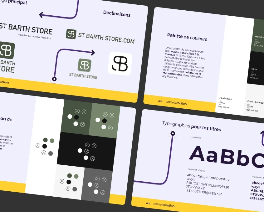 Identité visuelle St Barth Store