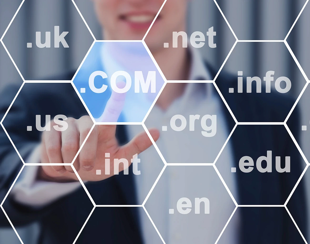 image affichant des extensions de domaines