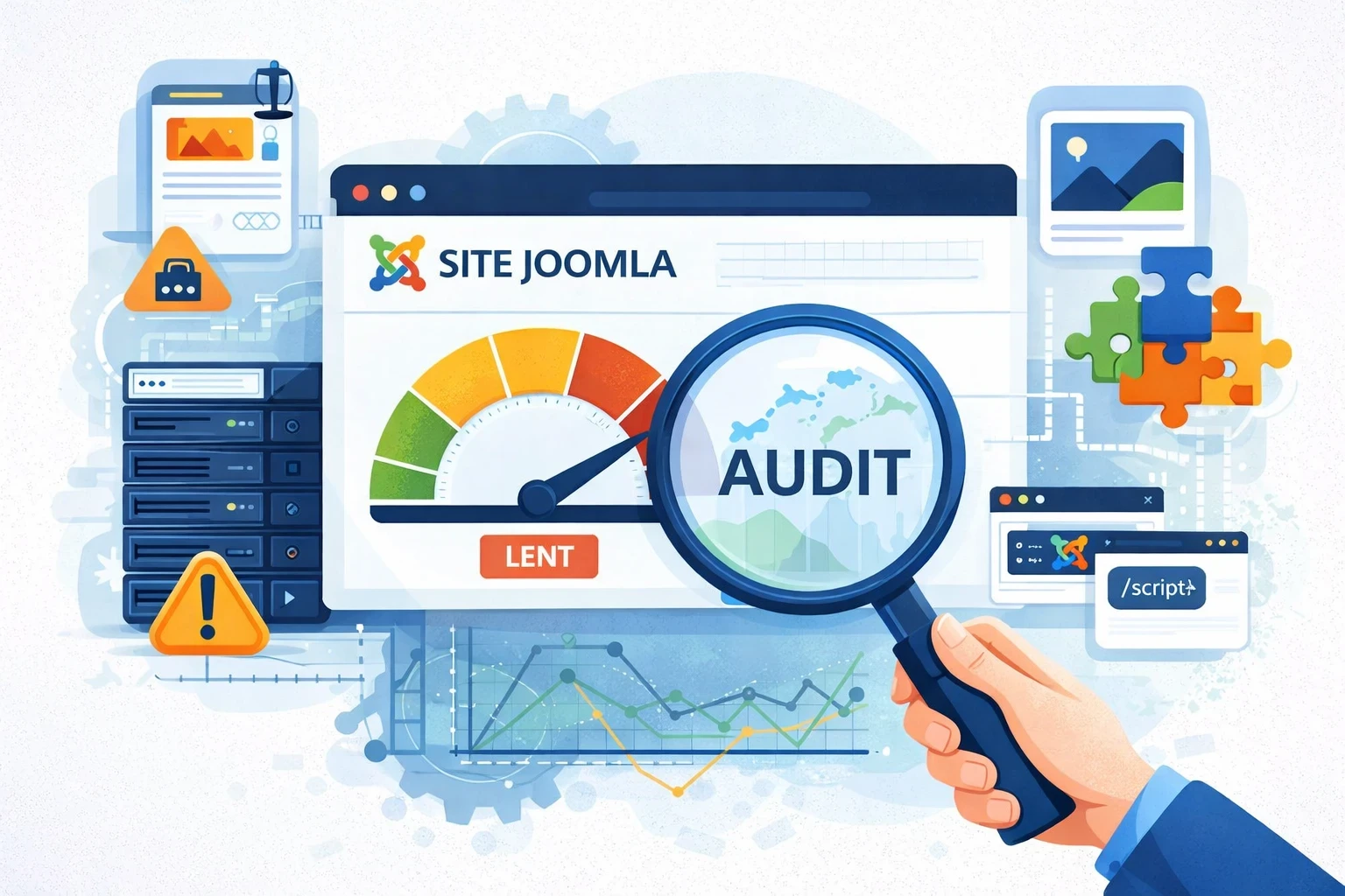 Audit performance Joomla : ma méthode pour trouver ce qui ralentit vraiment votre site