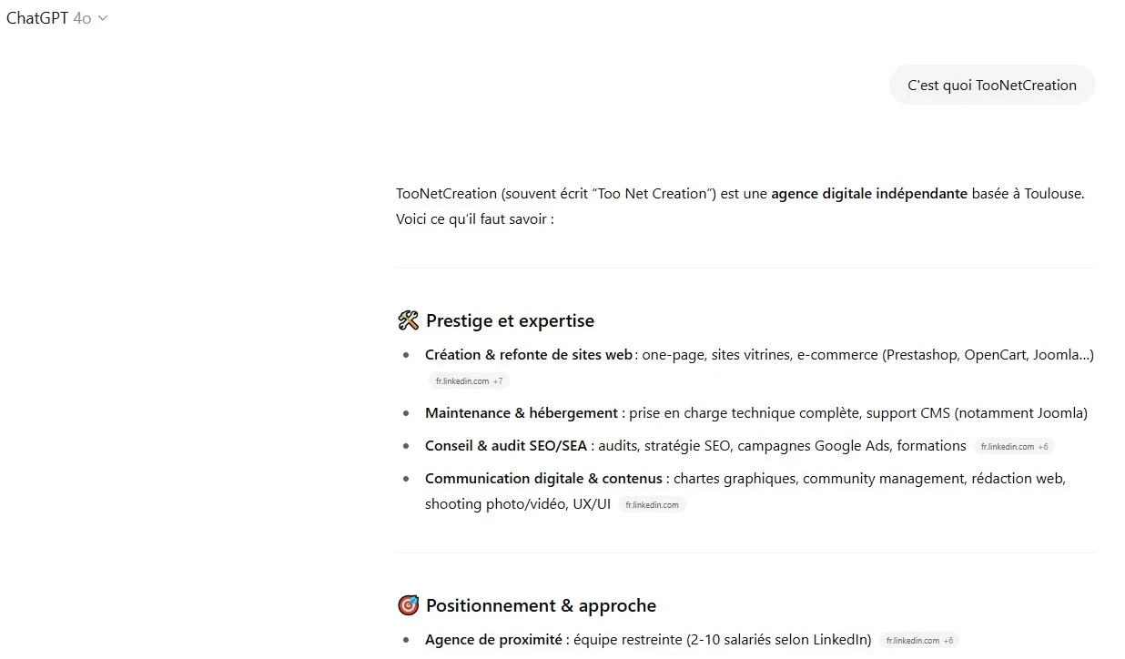 exemple de recherche avec chatgpt