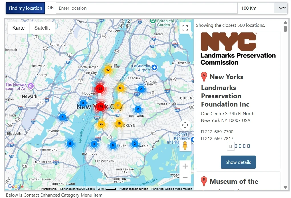 exemple de module store locator sous joomla
