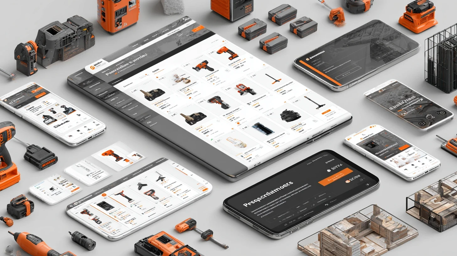 site de vente en ligne d'équipement pour le BTP