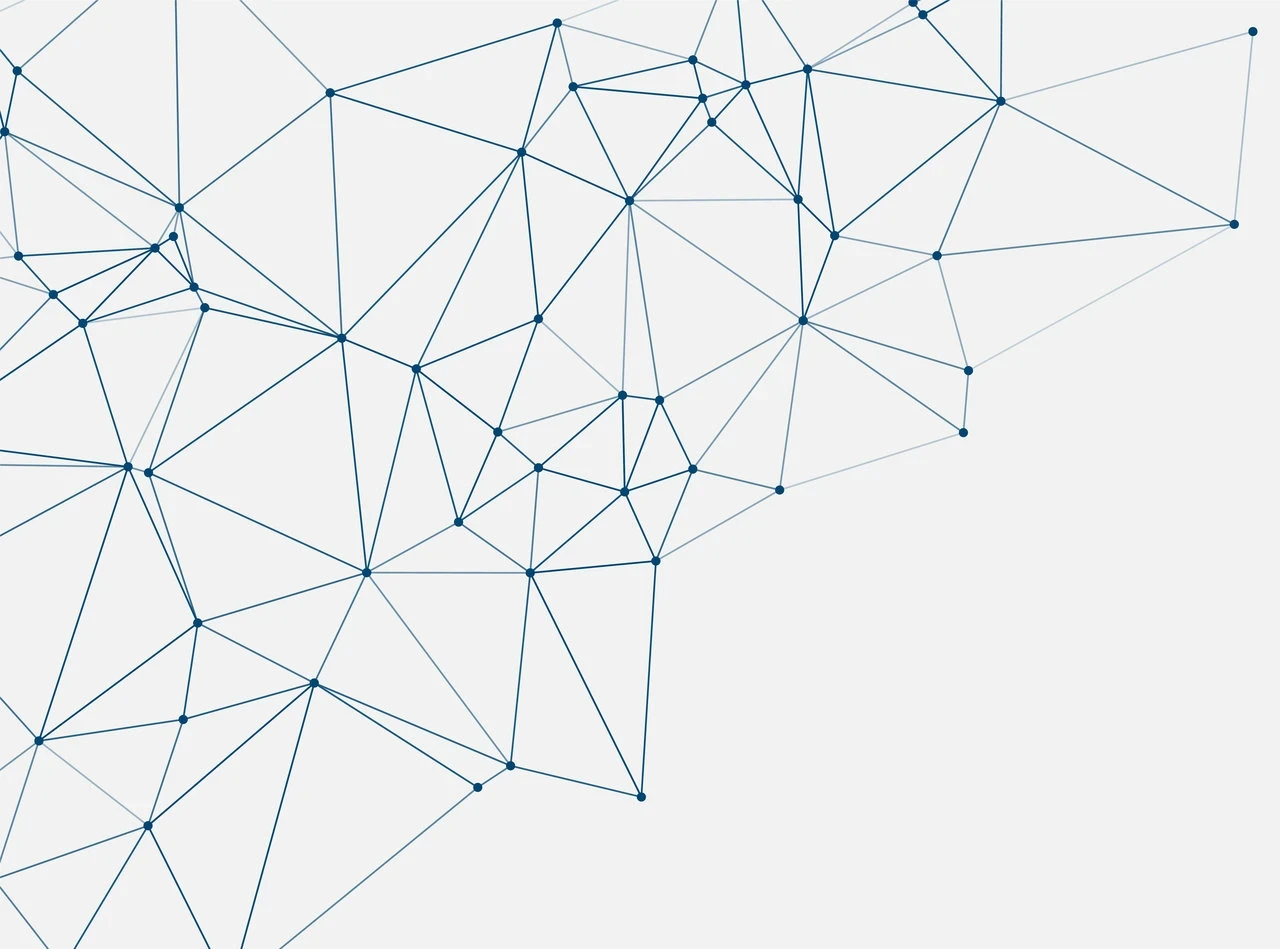 illustration du cocon sémantique avec des points reliés entre eux par des lignes