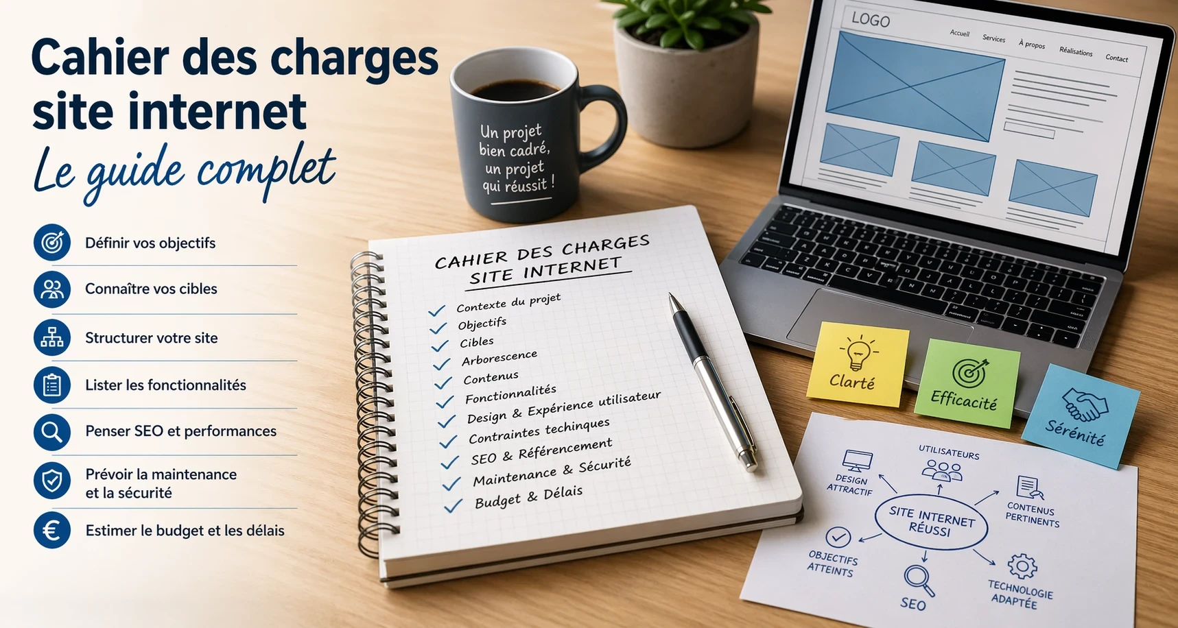 Comment rédiger un cahier des charges pour un site internet