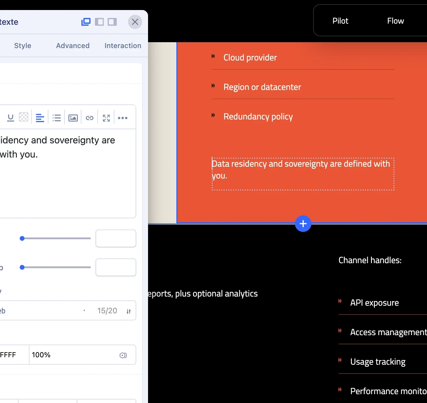 interface joomla frontend
