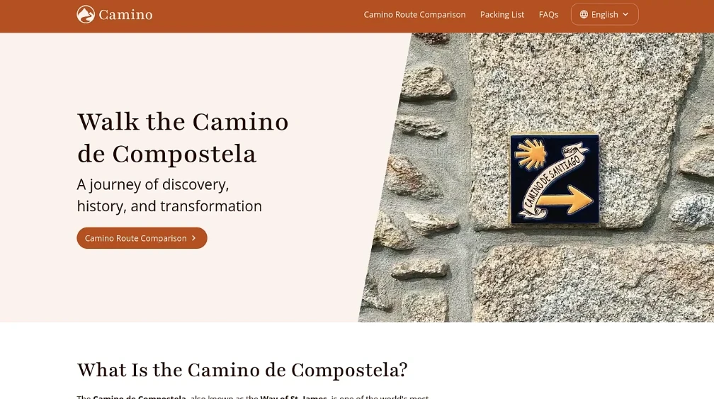 Thème frontend Camino de TYPO3 v14 LTS affiché sur une page web moderne prête à l’emploi