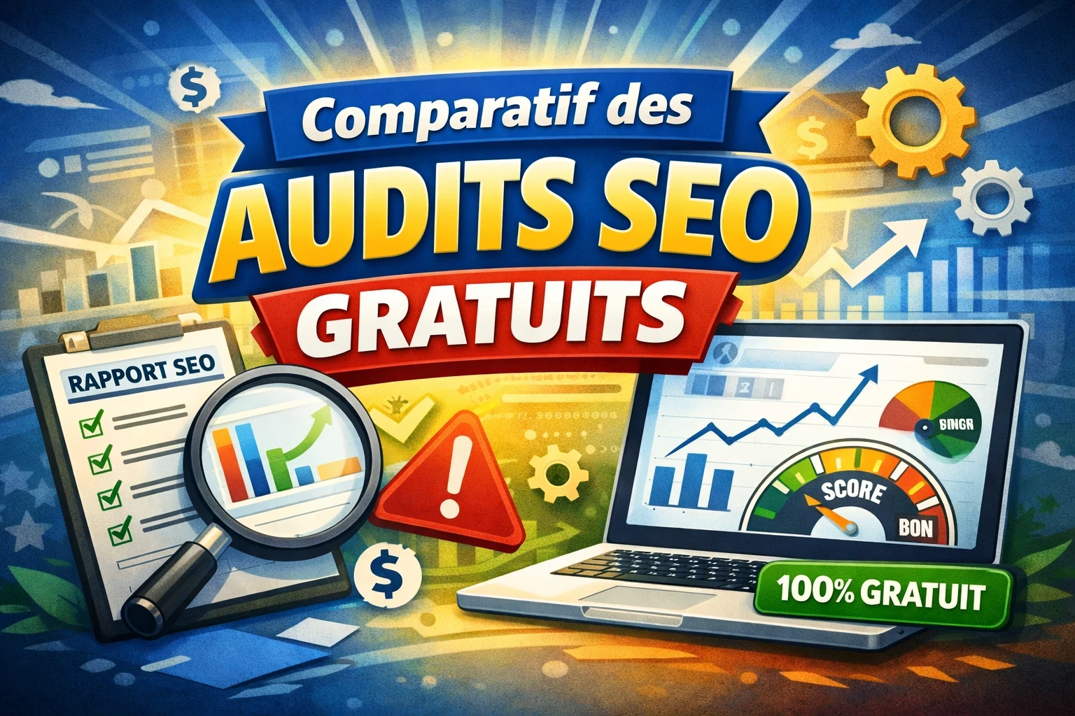 Audit SEO gratuit : mon comparatif des outils disponibles