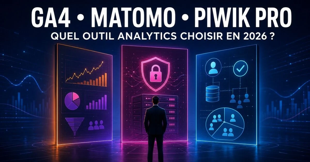 GA4, Matomo ou Piwik PRO : quel outil de web analytics choisir en 2026 ?