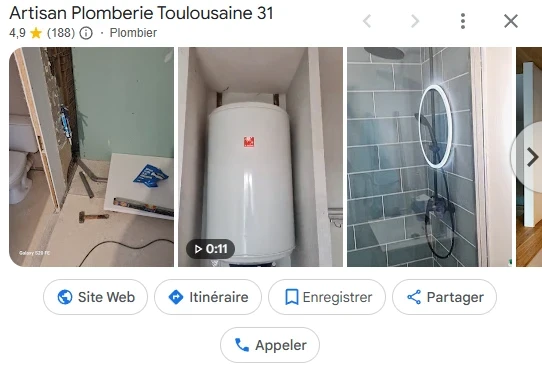 exemple de photo et vidoe de chantier sous google my business