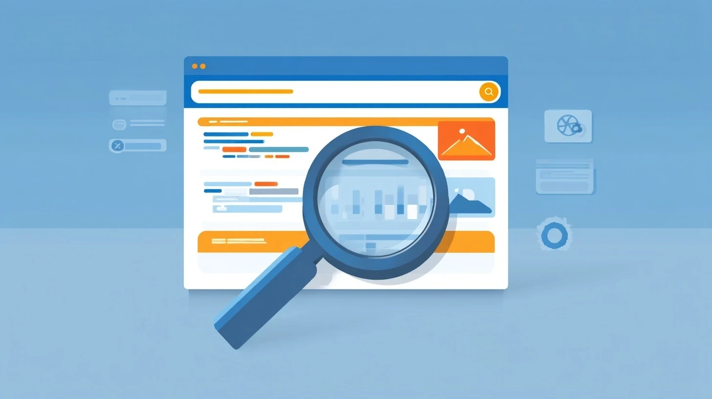 illustration sur la recherche des erreurs seo