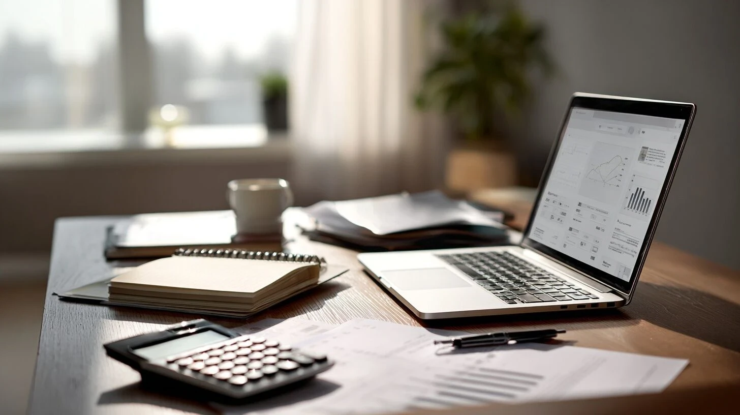 Illustration représentant un concepteur web expliquant les différents tarifs de création de site internet en 2025 : design, SEO, contenus, maintenance, avec des icônes et éléments visuels pédagogiques.