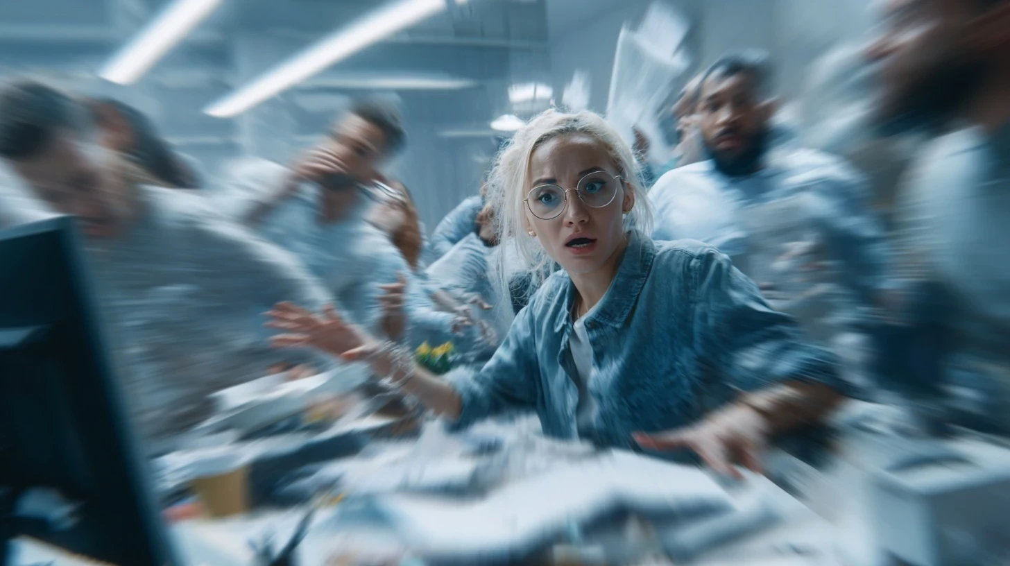 illustration du stress quand on choisit le mauvais prestaire pour son site web