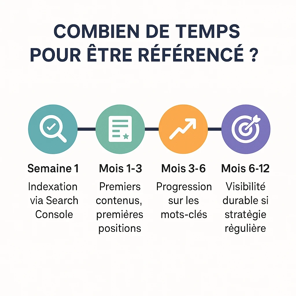 combien de temps pour etre référencer
