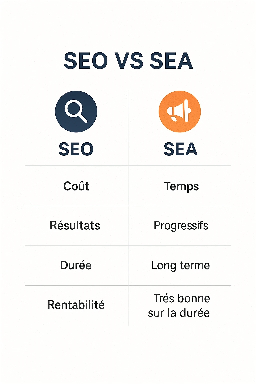 différence entre seo et sea